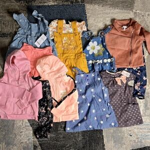 18-month-old baby girl summer clothes bundle Like new nwot